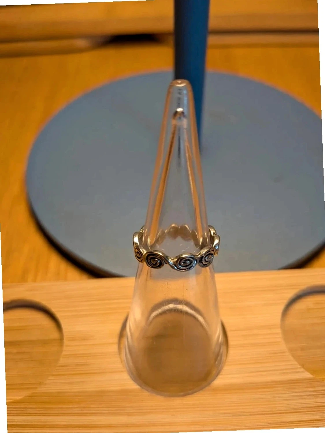 Zilveren Fantasie-ring. Maat 46 – photo 5